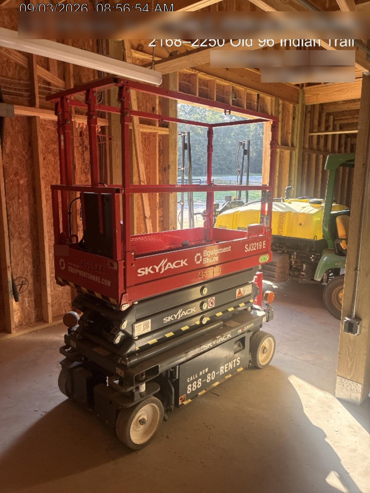 2024 Skyjack SJ3219 Electric Drive, Sld NM Tires, DBcns, RFRails, Power to Platform, T3 + Access Control