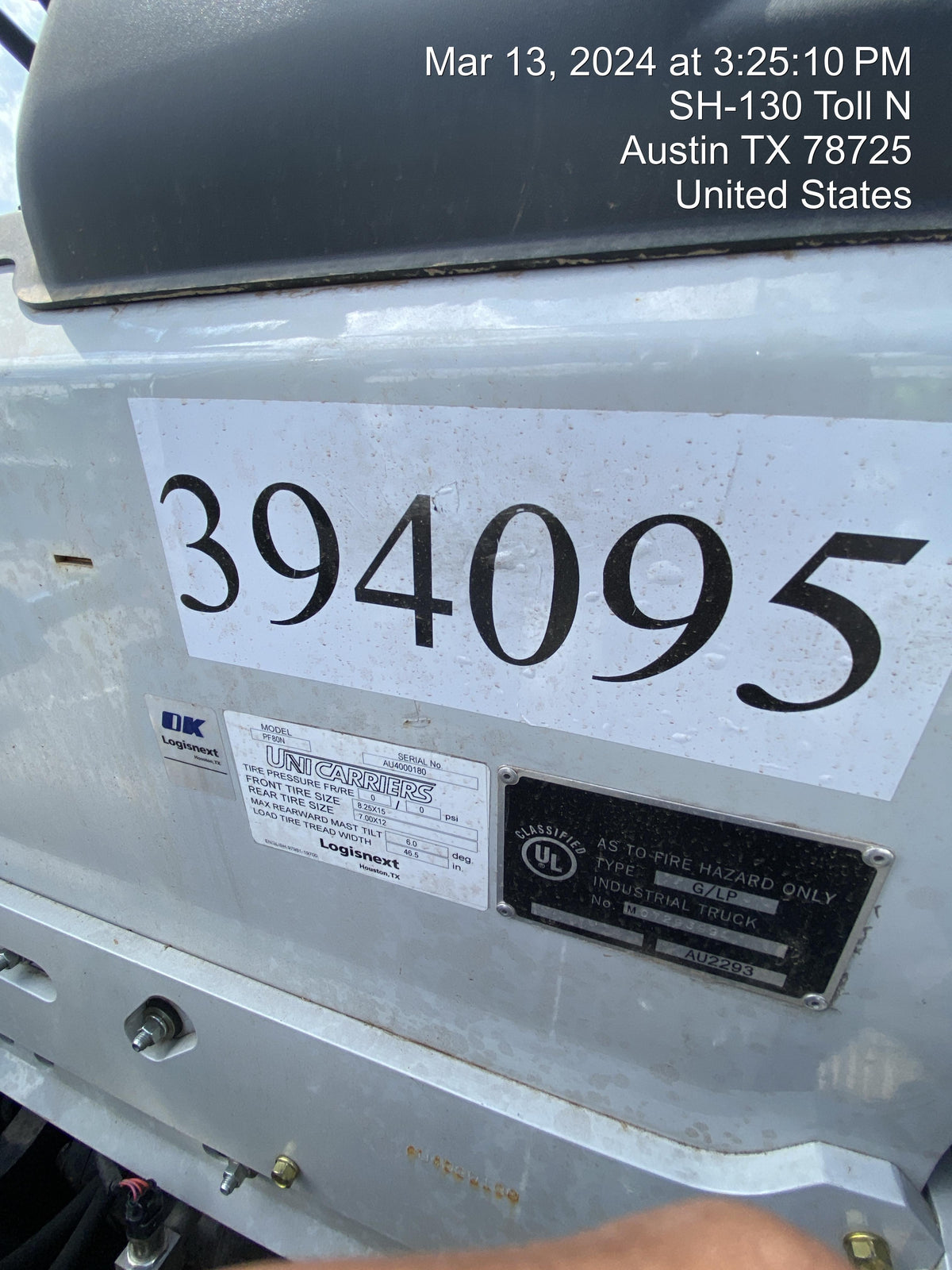 2024 UNICARRIER MJ1F4A35DV