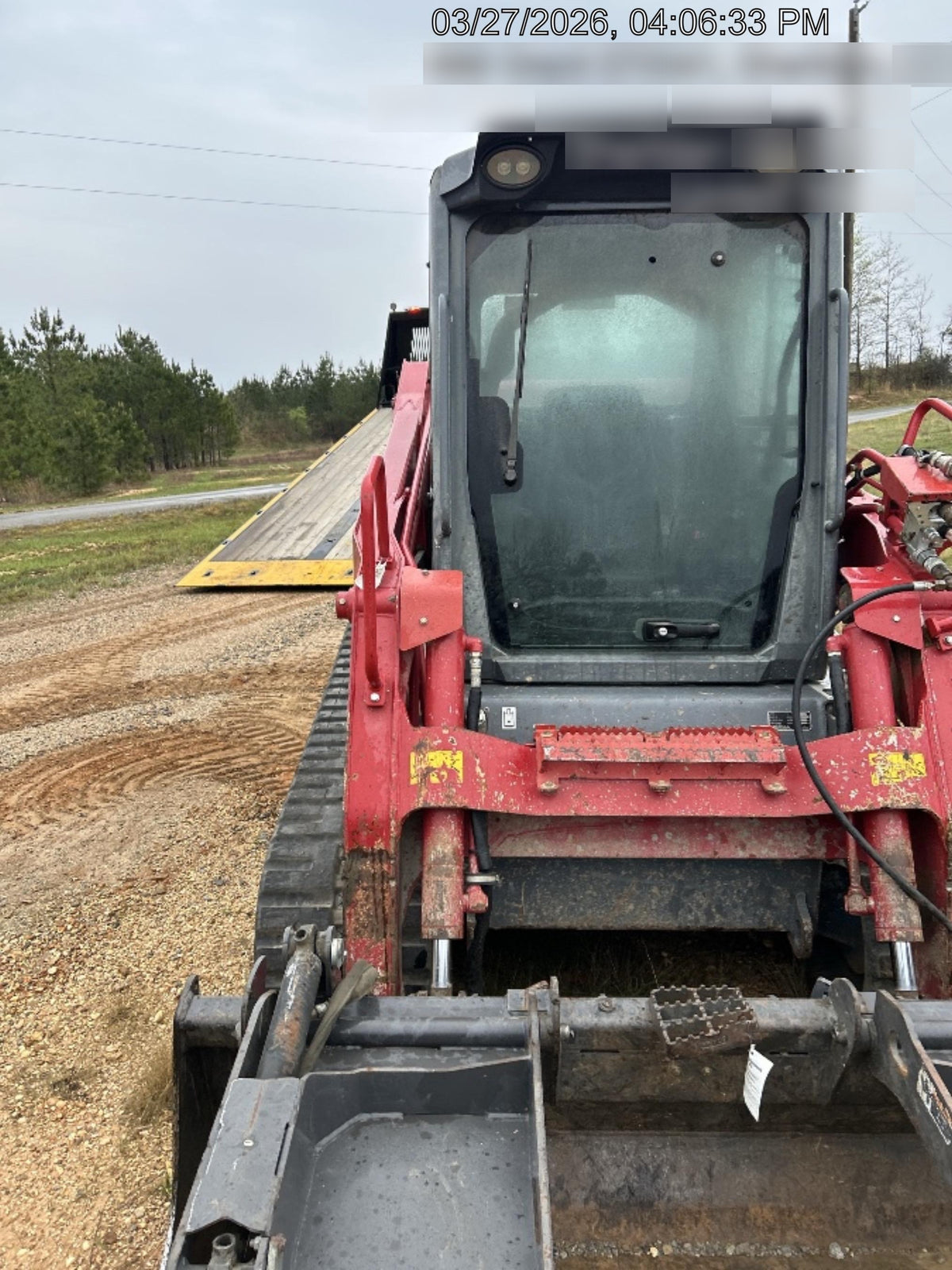 2019 Takeuchi TL12V2C Cab/Heat/AC, Back-up Alarm, Hydraulic QC w/80" HD Tooth Bucket