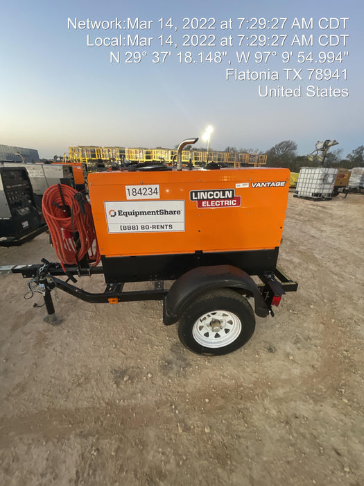 2021 Lincoln Electric Vantage 322 VANTAGE 322 READY-PAK 3