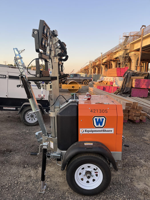 2024 Wanco WLTT-4MM4K Diesel, Deep Sea Controller, Shore Power Plug, Auto Start, (4) 350W LED Floodlights, 4kW Generator, 60 Gal Fuel Tank, 2" Ball, T3