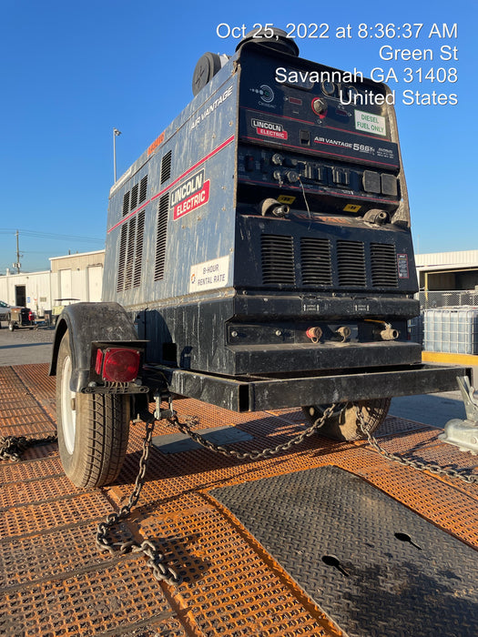 2021 Lincoln Electric Air Vantage 566 Air Vantage 566X Ready Pak 3 (includes trailer, cable rack, fender light kit); no telematics