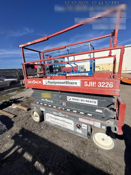 2019 Skyjack SJIII-3226 Standard Options, Trojan Batteries