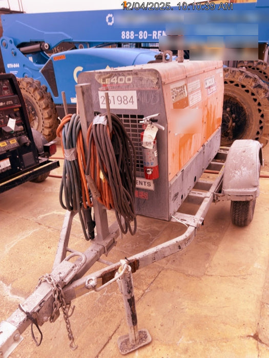 2022 Lincoln Electric LE400 Kubota V1505, Trlr, Cable Rack, Light Kit, ES Decals, T3