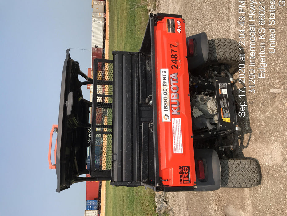 Kubota RTV-X1140W-H Kubota RTVX1140WH 4wd Utility Cart, LED Strobe, Windshield Tempered Glass, Pastic Canopy, Wire Harness Kit, Backup Alarm