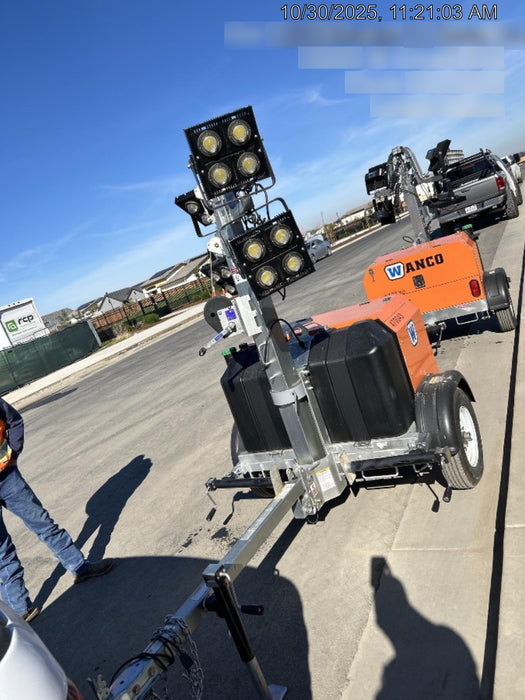 2024 Wanco WLTT-4MM4K Diesel, Deep Sea Controller, Shore Power Plug, Auto Start, (4) 350W LED Floodlights, 4kW Generator, 60 Gal Fuel Tank, 2" Ball, T3