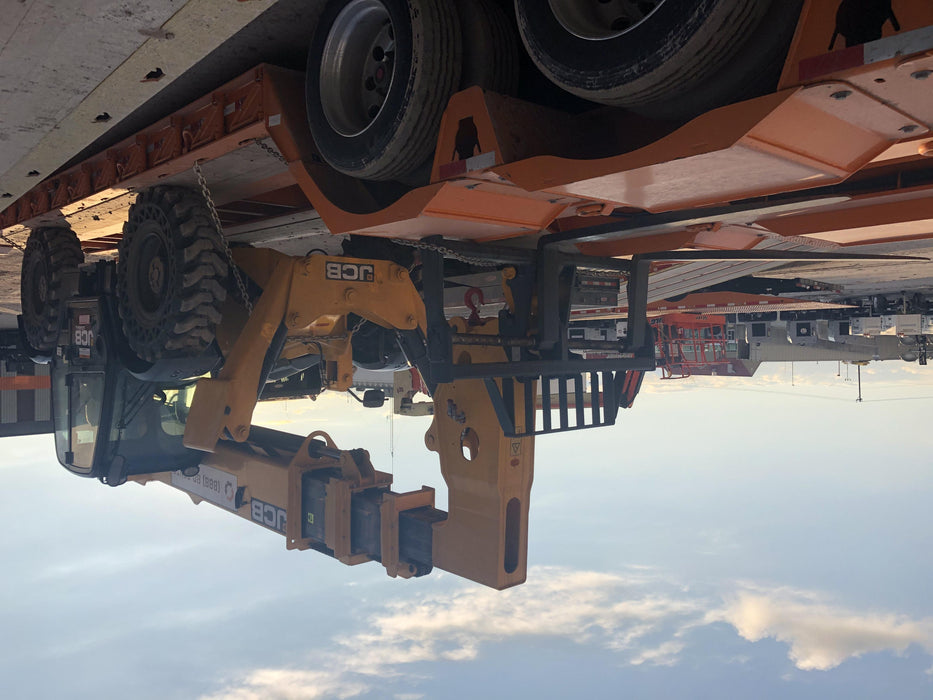 2020 JCB 510-56 Cab/Heat/Air, 74 HP, Solid Tires, STD Worklight, Beacon, Aux Hydraulics, Lifting Eye, Back up Alarm w/66" Carriage/60" Forks