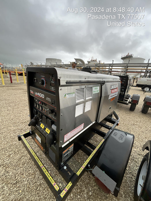 2024 Lincoln Electric LE400 Kubota V1505, Trlr, Cable Rack, Light Kit, ES Decals, T3