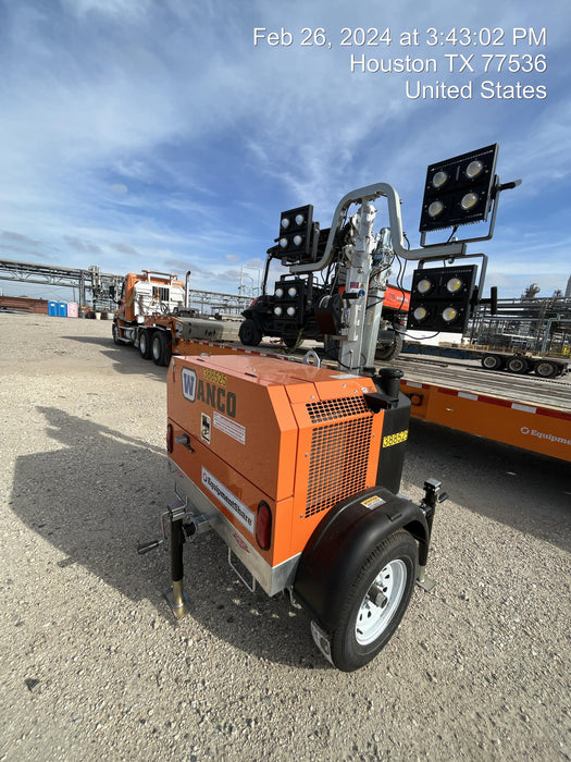 2024 Wanco WLTT-4MM4K Diesel, Deep Sea Controller, Shore Power Plug, Auto Start, (4) 350W LED Floodlights, 4kW Generator, 60 Gal Fuel Tank, 2" Ball, T3