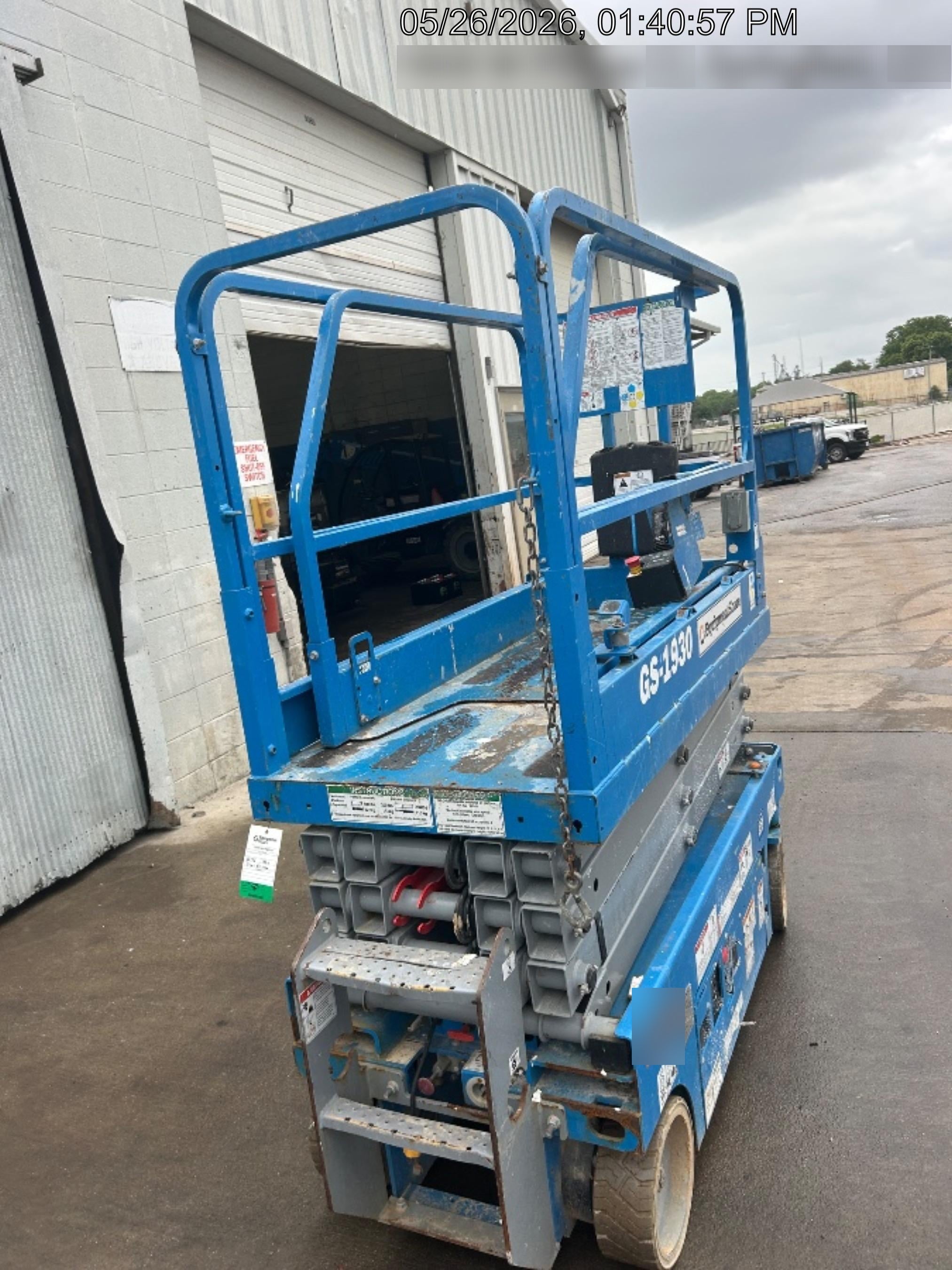 2019 Genie GS-1930 Fixed Rails with Chain Entry