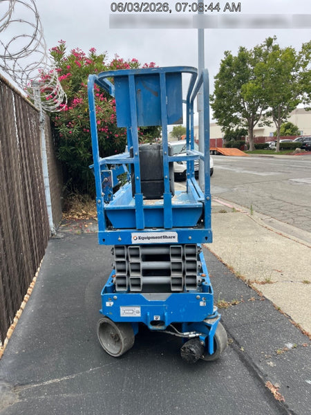 2020 Genie GS-1930 Fixed rails with chain entry gate - Pre A92.20, 800W Inverter