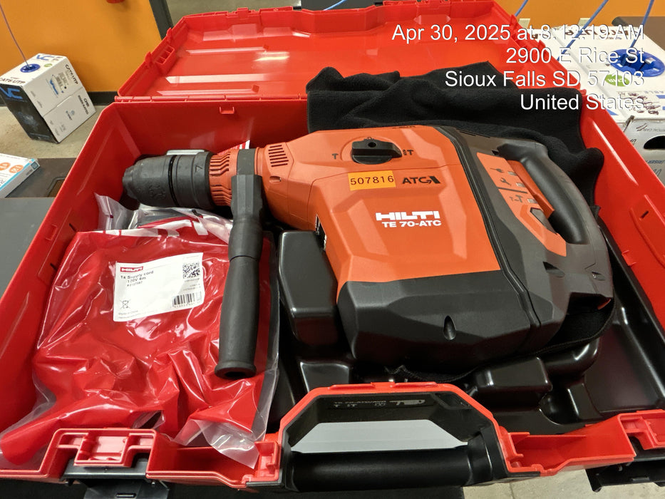 2025 HILTI TE 70-ATC/AVR