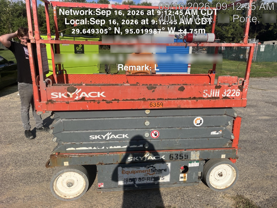 2017 Skyjack SJIII-3226 Skyjack SJ3226, Trojan Battery Set, Extended Warranty 5yr/5k hr