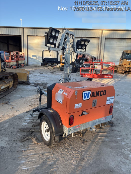 2024 Wanco WLTT-4MM4K Diesel, Deep Sea Controller, Shore Power Plug, Auto Start, (4) 350W LED Floodlights, 4kW Generator, 60 Gal Fuel Tank, 2" Ball, T3