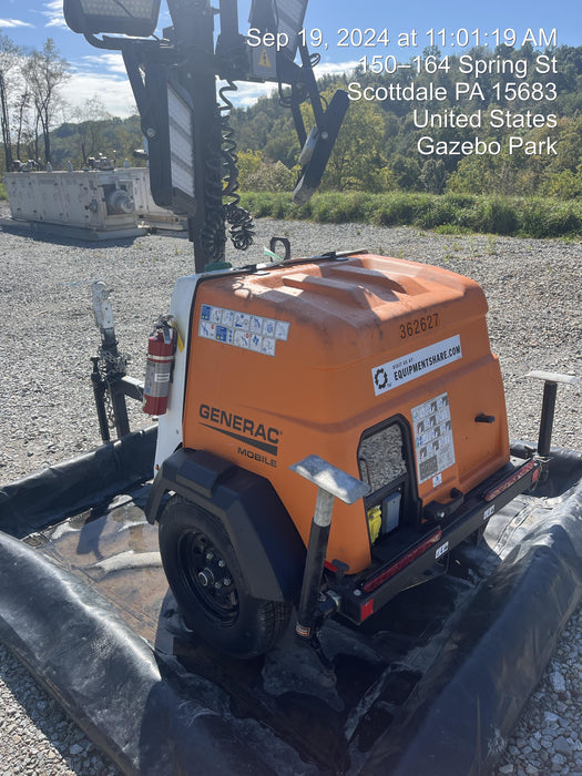 2023 Generac MLT2 Diesel, Flex Switch 120V Input, Powerzone Controller, 
(4) 320W LED Lights, 4kW Generator, 39.9 Gal Fuel Tank, 2" Ball, T3