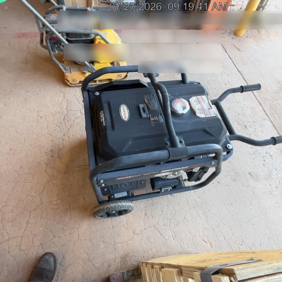 2022 Simpson SCGH8500 Honda GX390, 7KW