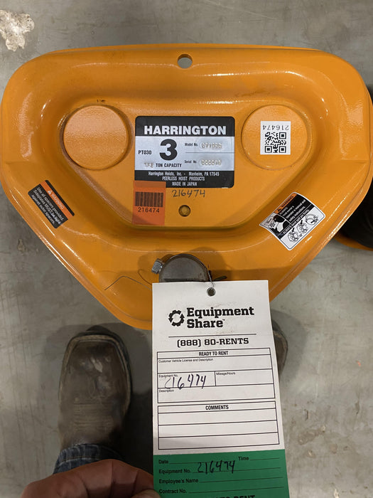 2022 HARRINGTON PTF2030