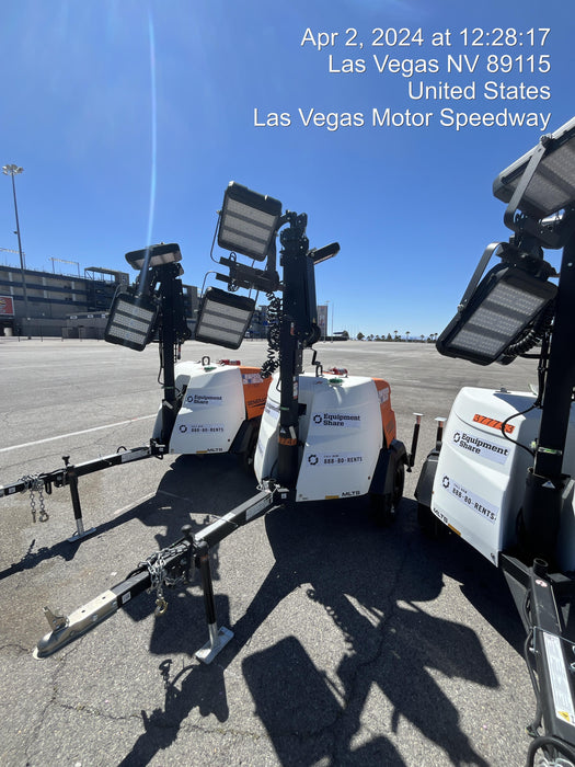 2023 Generac MLT2 Diesel, Flex Switch 120V Input, Powerzone Controller, 
(4) 320W LED Lights, 4kW Generator, 39.9 Gal Fuel Tank, 2" Ball, T3