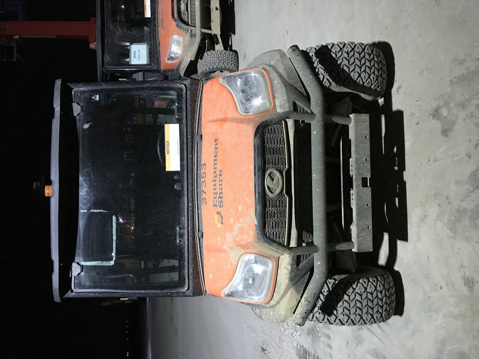 2019 Kubota RTV-X1140 4wd Utility Cart, LED Strobe, Windshield Tempered Glass, Plastic Canopy, Wire Harness Kit, Backup Alarm