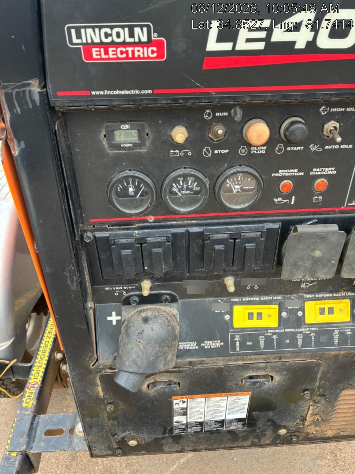 2022 Lincoln Electric LE400 Kubota V1505, Trlr, Cable Rack, Light Kit, ES Decals, T3