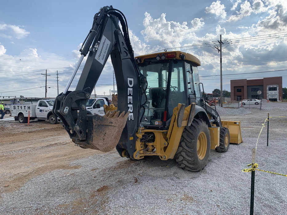2020 John Deere 310LEP Cab/Heat/Air, 4WD, Standard Stick, Pilot Controls, 2 Way Hydraulics, TAG Manual QC
