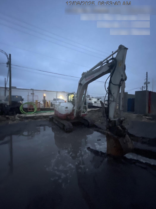 2019 Takeuchi TB290 Cab, AC, Rubber Tracks, Dozer Blade, Travel Alarm, Control Pattern Change Valve, Auxiliary Hydraulics w/18" Quick Coupler Bucket with teeth, 6.2 cu. ft. capacity/24" Quick Coupler Bucket with teeth, 8.6 cu. ft. capacity/36" Quick Coupler Bucket with teeth, 13.4 cu. ft. capacity, Quick Coupler, Hydraulic Thumb Installed