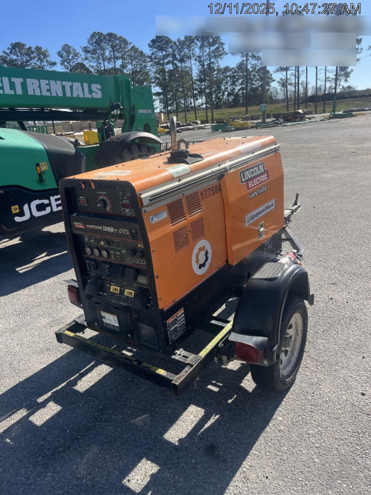 2021 Lincoln Electric Vantage 322 Vantage 322 Ready Pak 3 w/ Decals, ORANGE (includes trailer, cable rack, fender light kit) NO Telematics