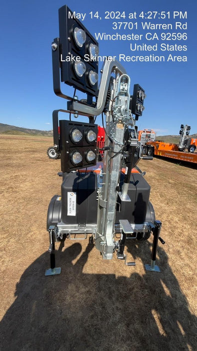 2024 Wanco WLTT-4MM4K Diesel, Deep Sea Controller, Shore Power Plug, Auto Start, (4) 350W LED Floodlights, 4kW Generator, 60 Gal Fuel Tank, 2" Ball, T3