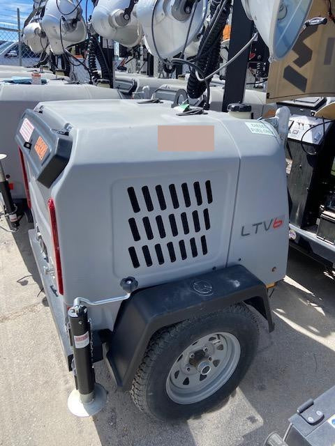 2019 Wacker Neuson LTV6L-MH Mobile Light Tower w/Fuel Level Sensor Installed