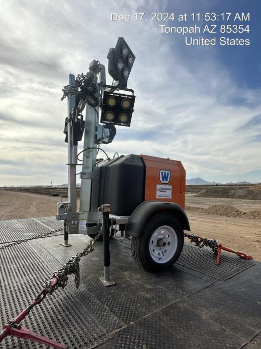 2024 Wanco WLTT-4MM4K Diesel, Deep Sea Controller, Shore Power Plug, Auto Start, (4) 350W LED Floodlights, 4kW Generator, 60 Gal Fuel Tank, 2" Ball, T3