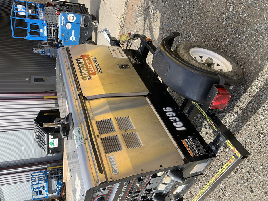 2018 Lincoln Electric Vantage 322 Lincoln Vantage 322 Welder Ready Pak 3 - Vantage 322, Trailer, Fender and light kit, Cable rack