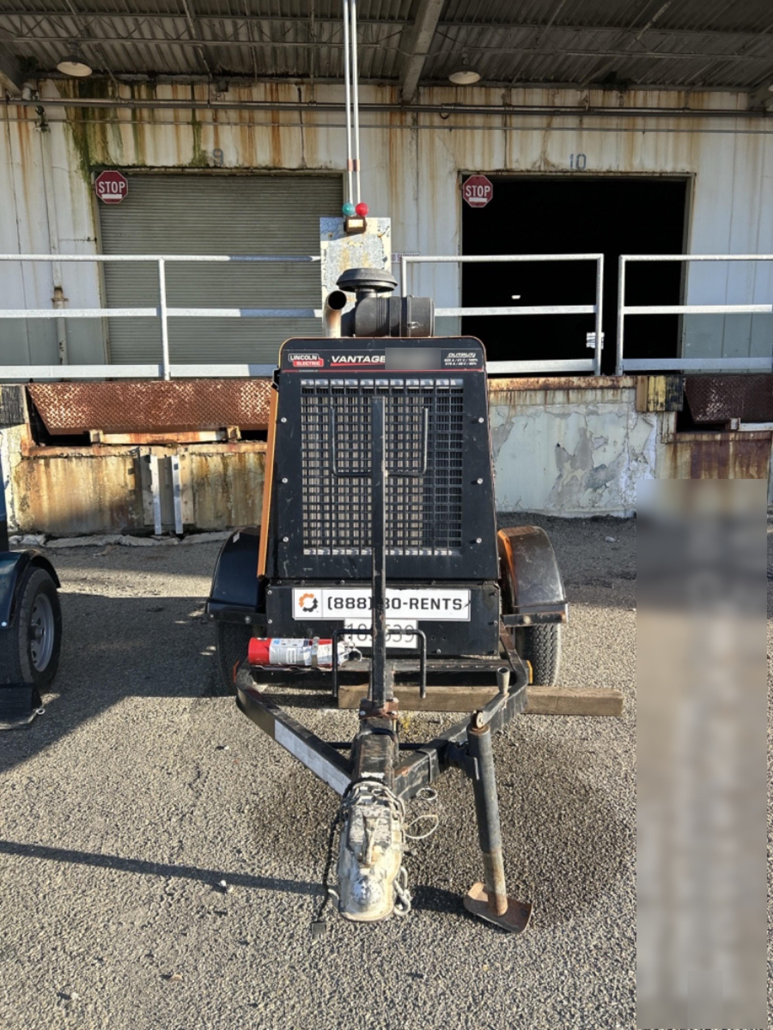 2021 Lincoln Electric Vantage 549X Ready Pak 3, ORANGE (includes trailer, cable rack, fender light kit)