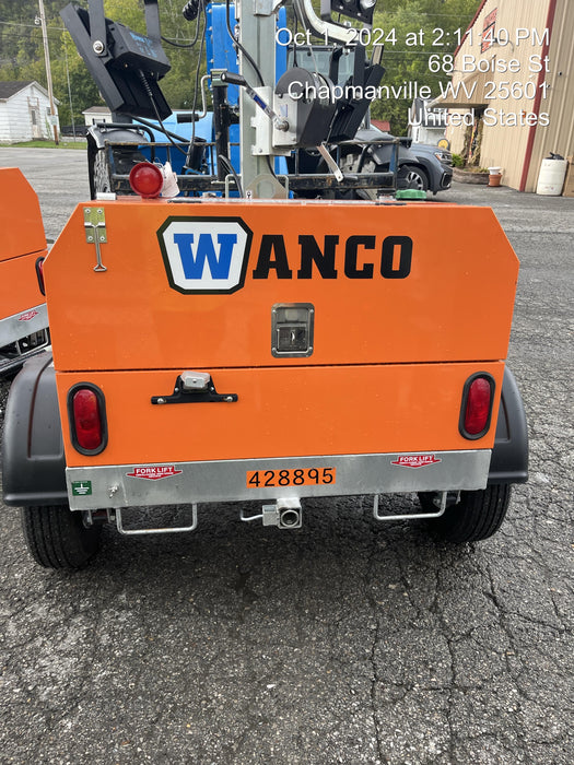 2024 Wanco WLTT-4MM4K Diesel, Deep Sea Controller, Shore Power Plug, Auto Start, (4) 350W LED Floodlights, 4kW Generator, 60 Gal Fuel Tank, 2" Ball, T3