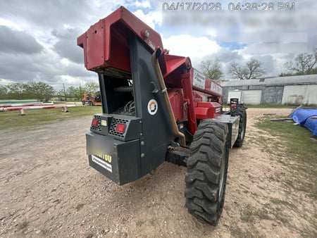 2018 Manitou MTA10055 Manitou MTA 10055 w/Cab/Heat/AC, Work Lights/Strobe, Aux Hyd, Solid Tires, Lift Hook, 66" Carriage, 60" Forks
