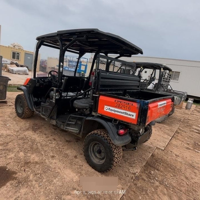 2022 Kubota RTV-X1140W-H Plastic Canopy, Windshield Acrylic Clear, LED Strobe Light, Wire Harness Kit, Back up Alarm