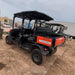 2022 Kubota RTV-X1140W-H Plastic Canopy, Windshield Acrylic Clear, LED Strobe Light, Wire Harness Kit, Back up Alarm