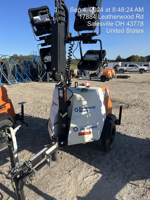 2023 Generac MLT2 Diesel, Flex Switch 120V Input, Powerzone Controller, (4) 320W LED Lights, 4kW Generator, 39.9 Gal Fuel Tank, 2" Ball, T3