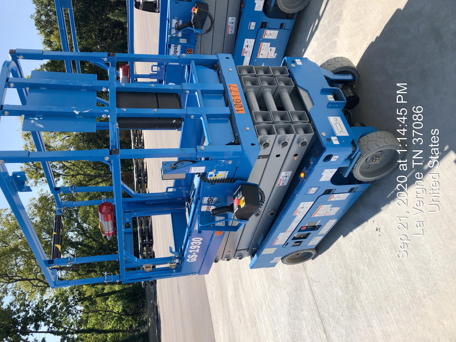 2020 Genie GS-1930 Solid Non Marking Tires, Beacon, Folding rails with half height swing gate