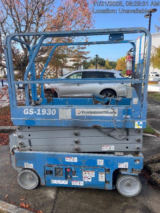 2019 Genie GS-1930 Fixed Rails with Chain Entry