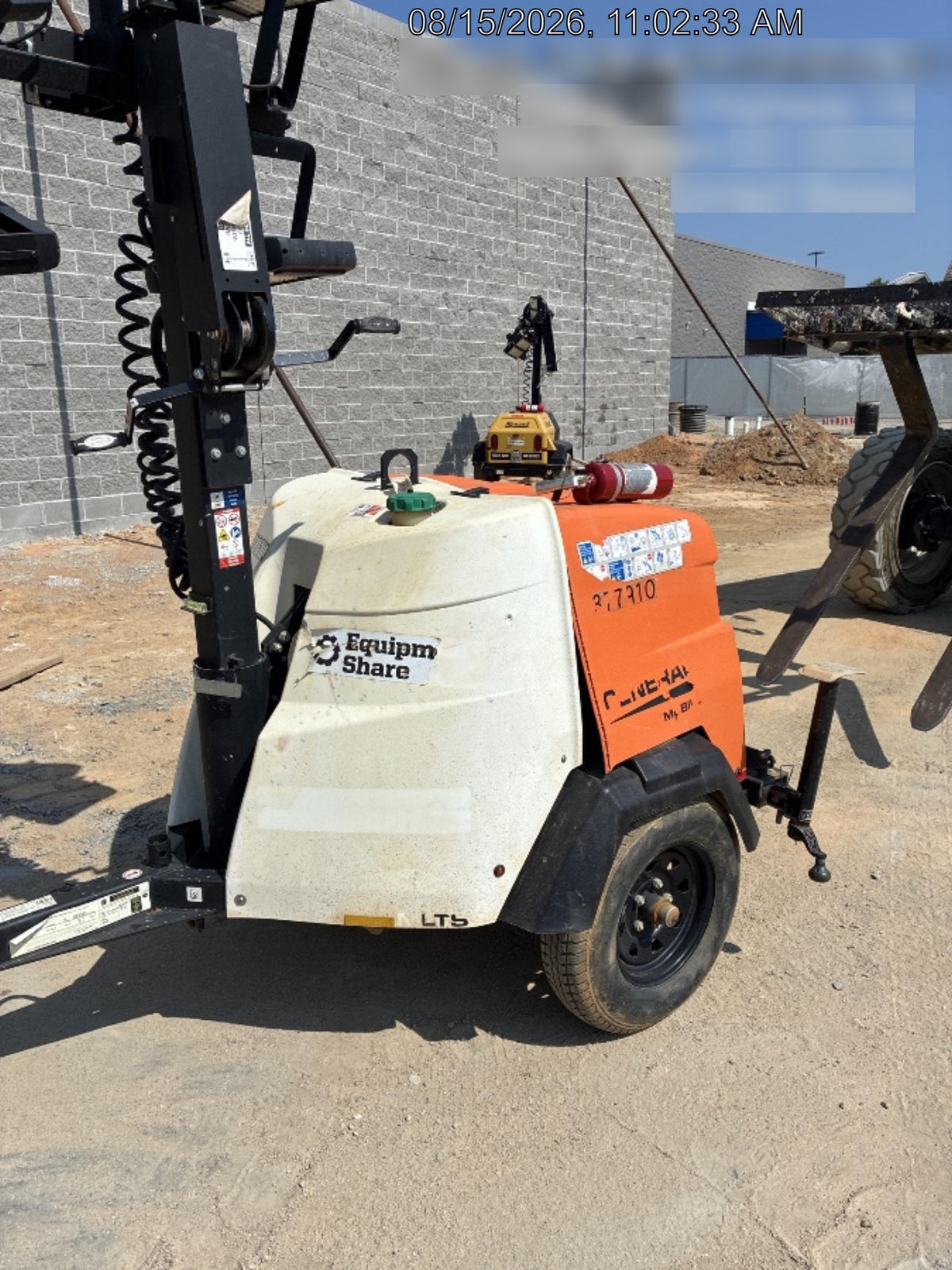 2023 Generac MLT2 Diesel, Flex Switch 120V Input, Powerzone Controller, 
(4) 320W LED Lights, 4kW Generator, 39.9 Gal Fuel Tank, 2" Ball, T3