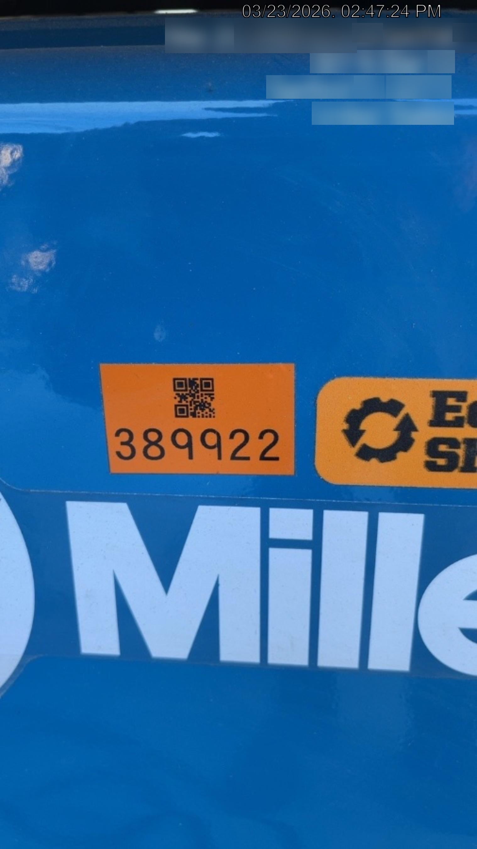 2023 MILLER ELECTRIC AlumaPower 350 MPA