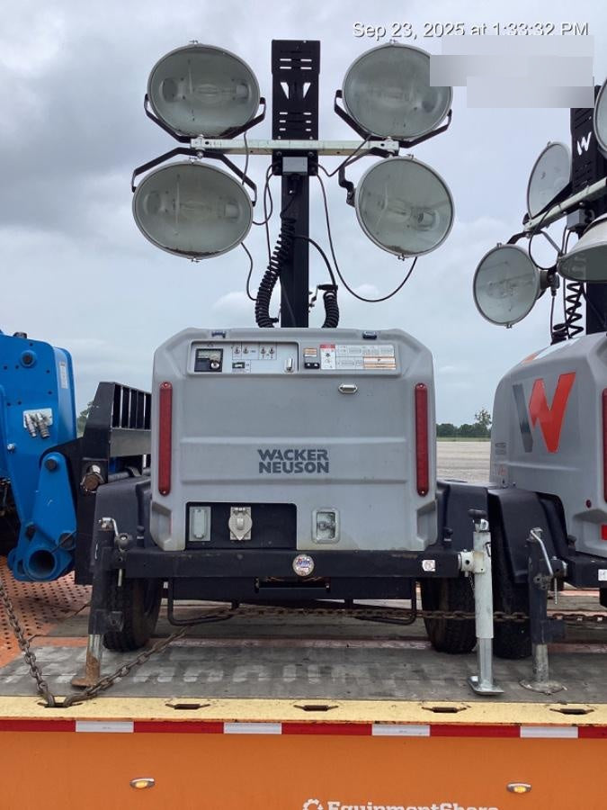 2019 Wacker Neuson LTV6L-MH Wacker Neuson LTV6L Mobile Light Tower w/Fuel Level Sensor Installed