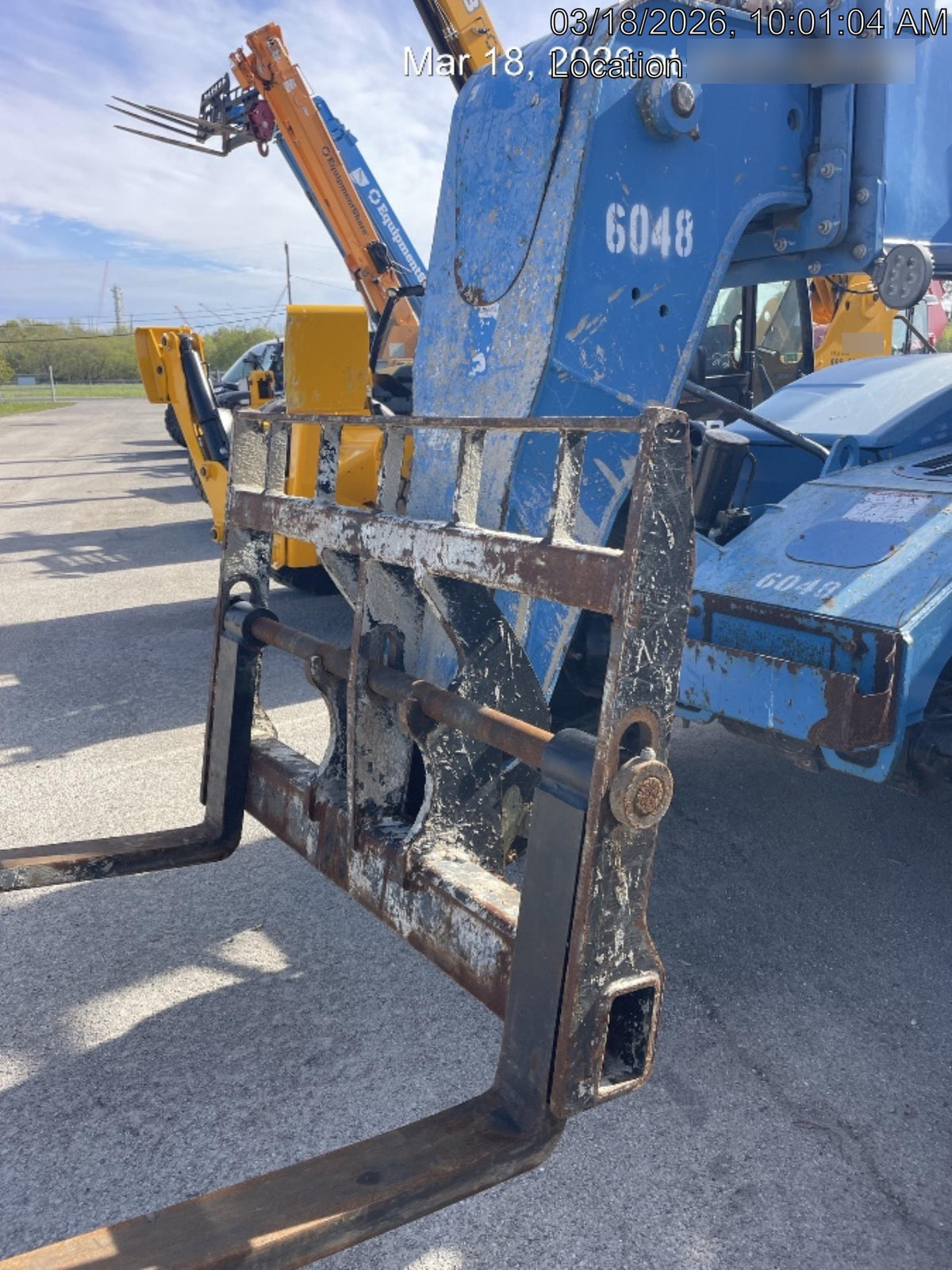 2017 Genie GTH-844 Genie GTH-844, Solid Tires, 60" carriage/forks, Open ROPS, Work Lights