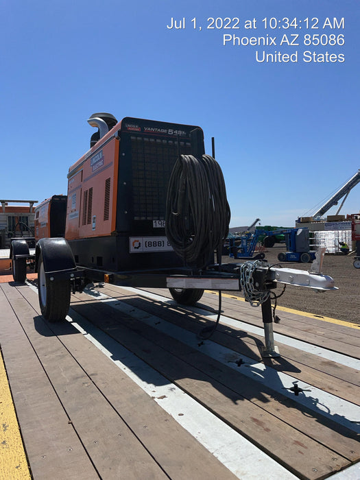 2021 Lincoln Electric Vantage 549X Ready Pak 3, ORANGE (includes trailer, cable rack, fender light kit)