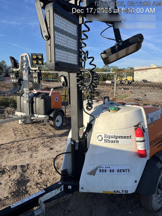 2023 Generac MLT2 Diesel, Flex Switch 120V Input, Powerzone Controller, 
(4) 320W LED Lights, 4kW Generator, 39.9 Gal Fuel Tank, 2" Ball, T3