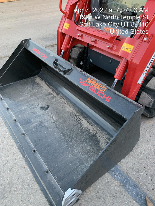 2022 Takeuchi TL8R2-CR 74hp Kubota Diesel, Cab/Heat/Air, Rubber Tracks, Hydraulic QC