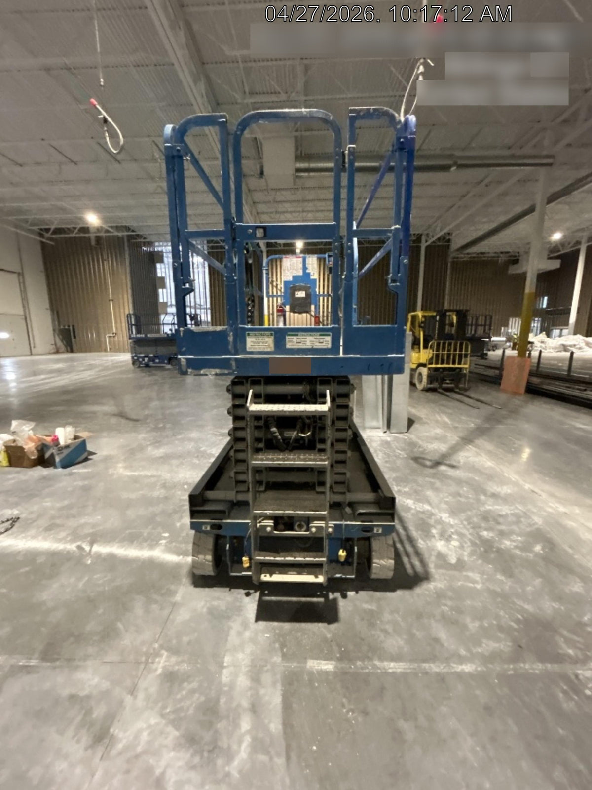 2019 Genie GS-4047 Folding rails with half height swing gate, 800W Inverter