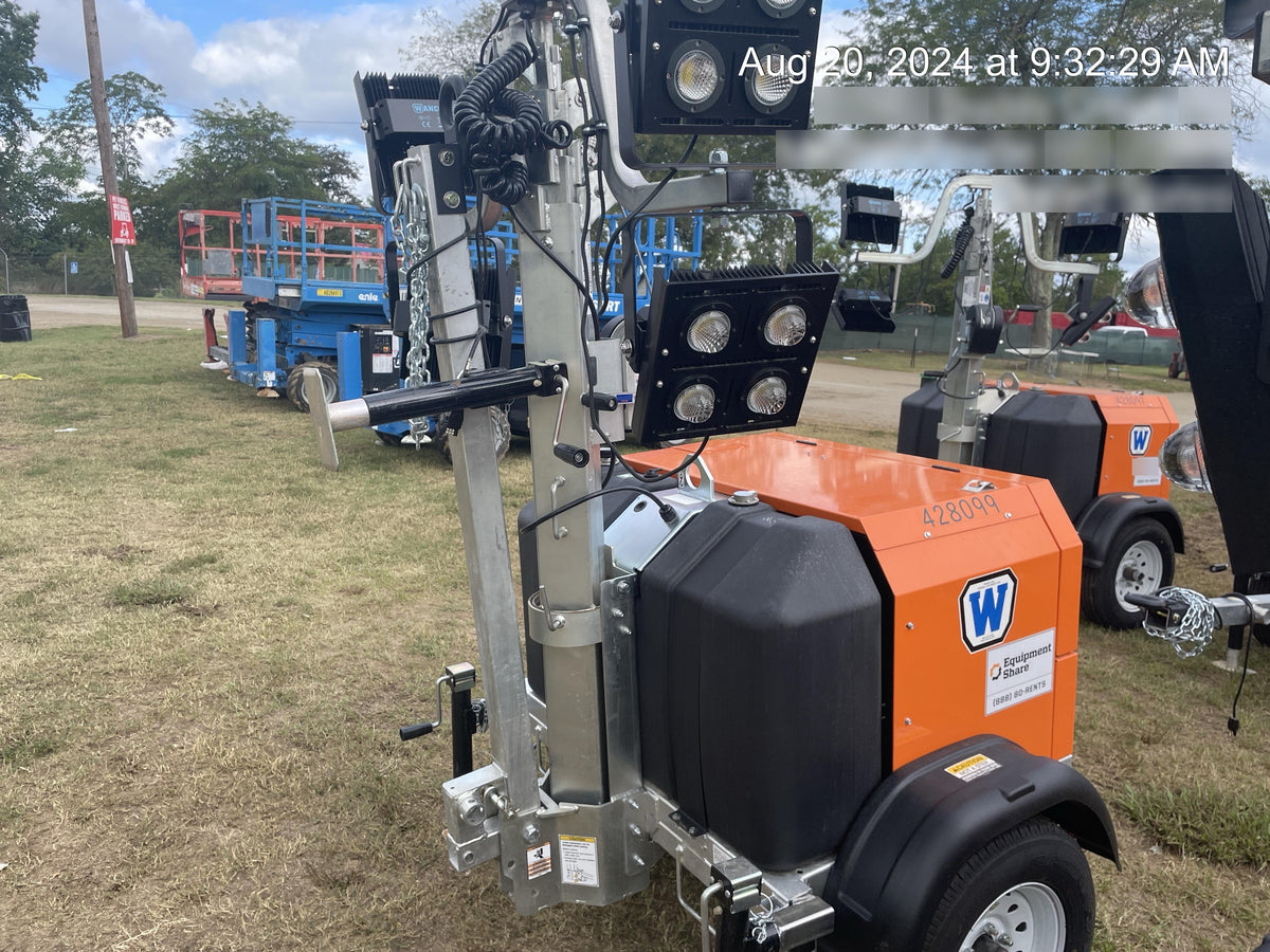 2024 Wanco WLTT-4MM4K Diesel, Deep Sea Controller, Shore Power Plug, Auto Start, (4) 350W LED Floodlights, 4kW Generator, 60 Gal Fuel Tank, 2" Ball, T3