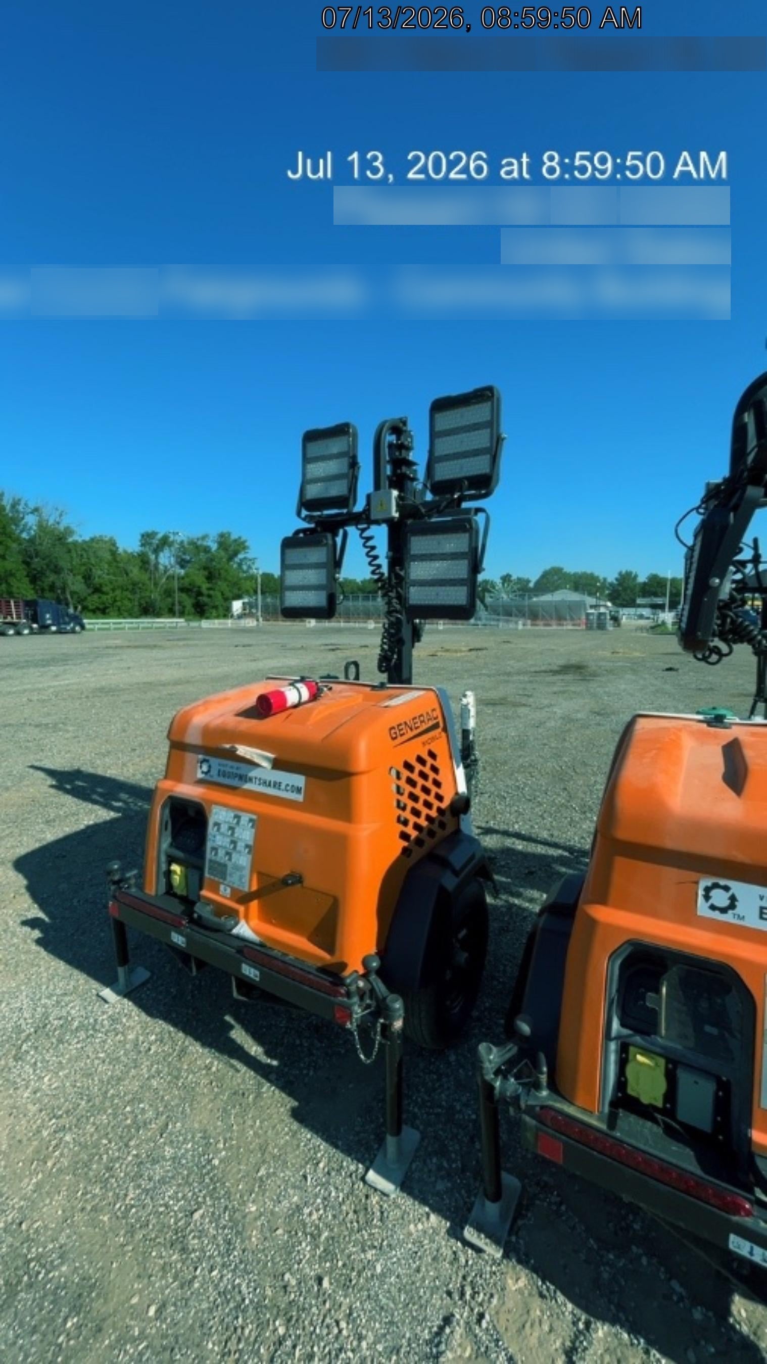 2023 Generac MLT2 Diesel, Flex Switch 120V Input, Powerzone Controller, (4) 320W LED Lights, 4kW Generator, 39.9 Gal Fuel Tank, 2" Ball, T3
