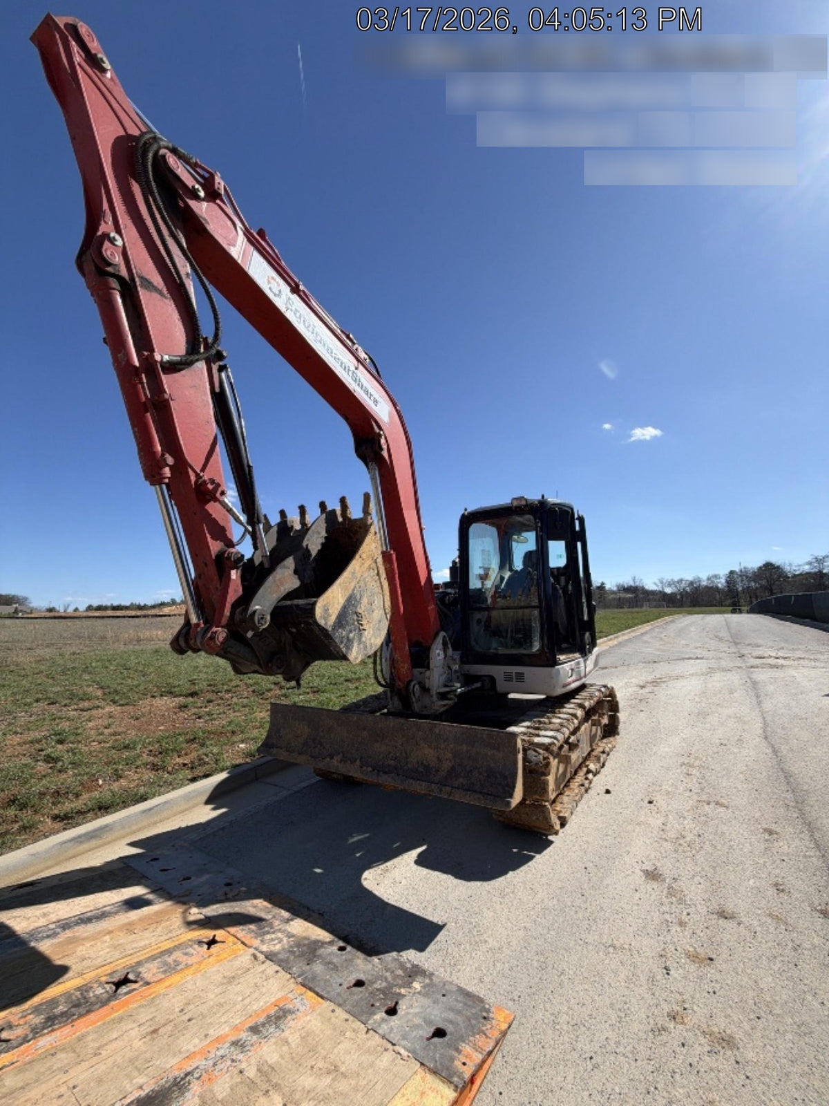 2020 Link-Belt 80X3EX 7'2" ARM, 17.7" rubber tracks, Multi function aux hydraulics